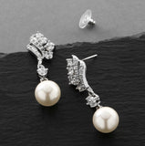 Ivory Grace Pearl Drop Earrings