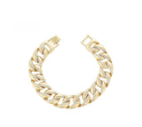 14mm Pavé Cuban Link Bracelet