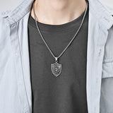 St. Michael Shield Pendant Necklace