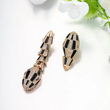 Snake Crystal Y Drop Necklace