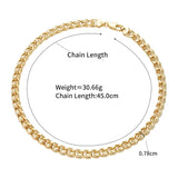 Luxe Verona Gold Link Chain Necklace