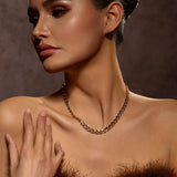 Luxe Verona Gold Link Chain Necklace