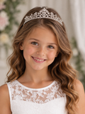 Crystal Rhinestone Tiara – Elegant Princess Crown Headpiece