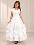 Girl's Elegant Embellished Pick Up Ball Gown