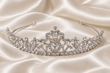 Crystal Rhinestone Tiara – Elegant Princess Crown Headpiece