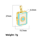 Turquoise Treasure Locket Pendant