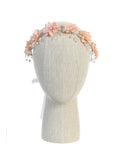 Silk Flower Headband with Rhinestones and Pearls