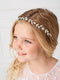 Sparkling Rhinestone Floral Leaf Headpiece