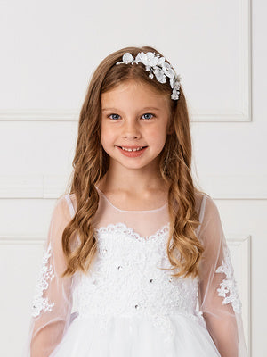 Floral Headband | Flower Girl | Christening | First Communion