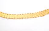 Gold Coin Belt with Flower