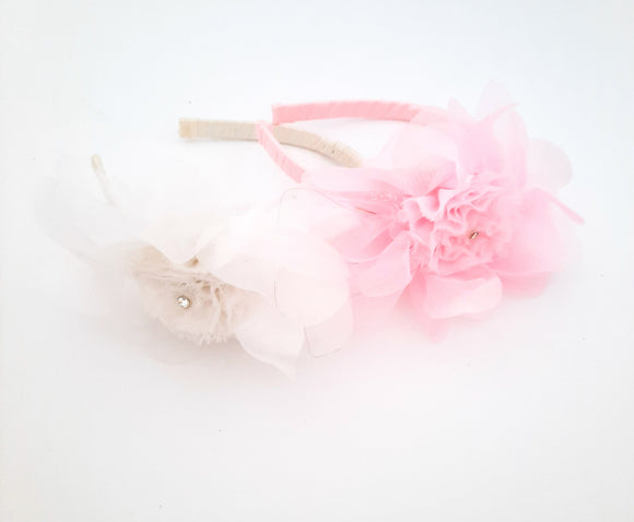 Children's Headband with Large Flower Accent