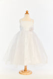 Dress with Pearl Bodice and Tulle Skirt