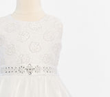 Lace and Tulle T- Length Dress