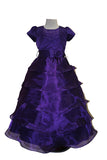 Layered Organza Dress With Satin Bodice