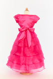 Layered Organza Dress With Satin Bodice