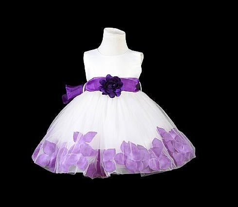 Girls Flower Petal Dress