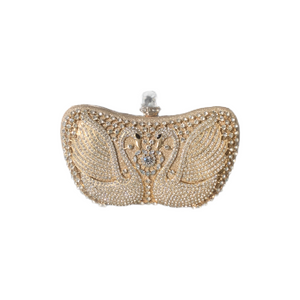 Crystal Evening Bag - Swan Detail