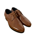 Boys Dress Shoe In Brown Leather