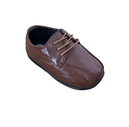 Infant/ Toddler Boys Lace-Up Leather Shoes