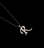 Initial Letter Pendant Necklace