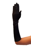 Stretch Satin Gloves Elbow Length