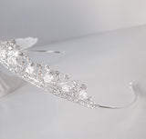 Dainty Crystal + Beads Tiara