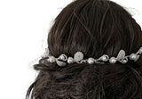 Bridal Pave Crystal and Pearl Hair Vine