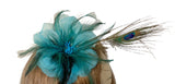 Peacock Feather Fascinator