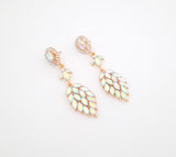 Marquise Cut AB Stone Drop Earrings