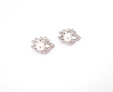 Pearl + Marquise Cut Stud Earrings