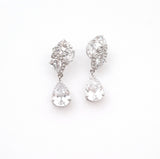 Crystal Pear Drop Earrings