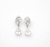 Crystal Pear Drop Earrings