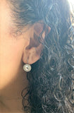 Circle Drop Earrings With Lever Back