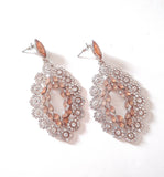 Marquise Cut Dangle Earrings