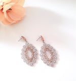 Marquise Cut Dangle Earrings