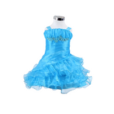 Gathered Bodice and Tier Ruffled Dress