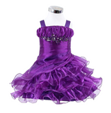 Gathered Bodice and Tier Ruffled Dress