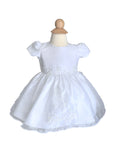 Baptism Dress With Mother Mary Embroidery