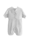 Boys Christening Romper Set With Vest