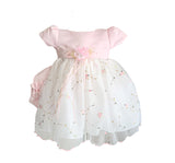 Baby Dress With Floral Vine Detail