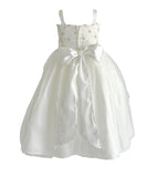 Girls Dress with Lace Bodice and Tulle Skirt