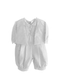 Boys Christening Romper Set With Vest