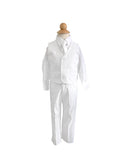 Infant/Toddler 5 Piece Formal White Suit