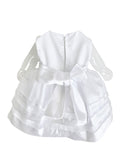 Infant/Toddler Dress With Satin Bodice and Satin Hemline