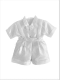 Boys Christening Short Set