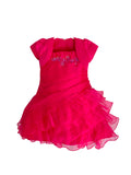 Gathered Bodice and Tier Ruffled Dress