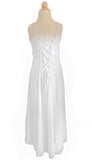 A-Line Chiffon Dress With Scattered Crystals