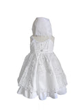 Baptism Dress With Sequins and Embroidery