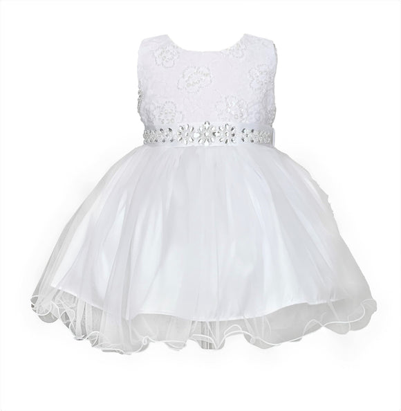 Lace and Tulle T-Length Dress