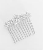 Floral Crystal Hair Comb